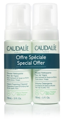 CAUDALIE VINOCLEAN INSTANT FOAMING CLEANSER DUO 300ML